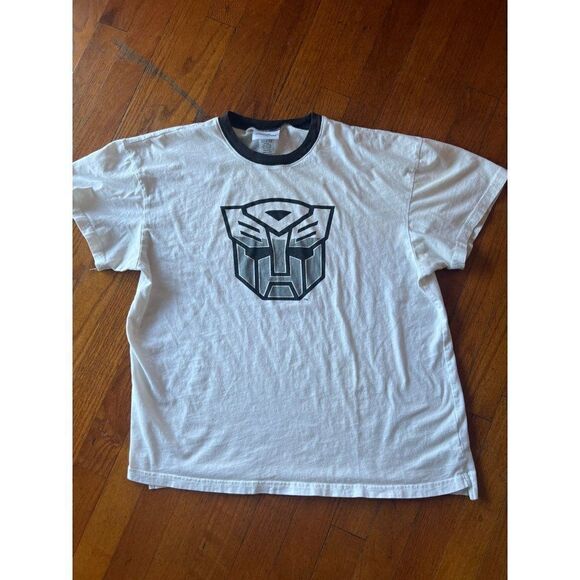 Vintage Transformers White T-shirt Size Medium M2 - Picture 1 of 5